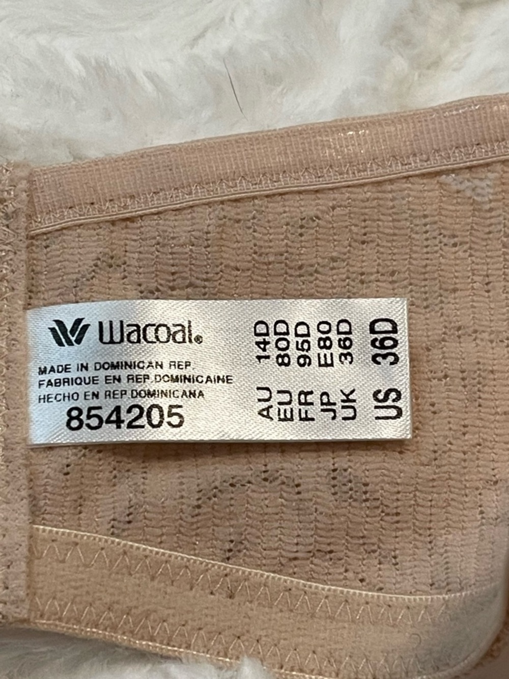 NWT Wacoal Strapless Lace Underwire Bra #854205 - Picture 11 of 14